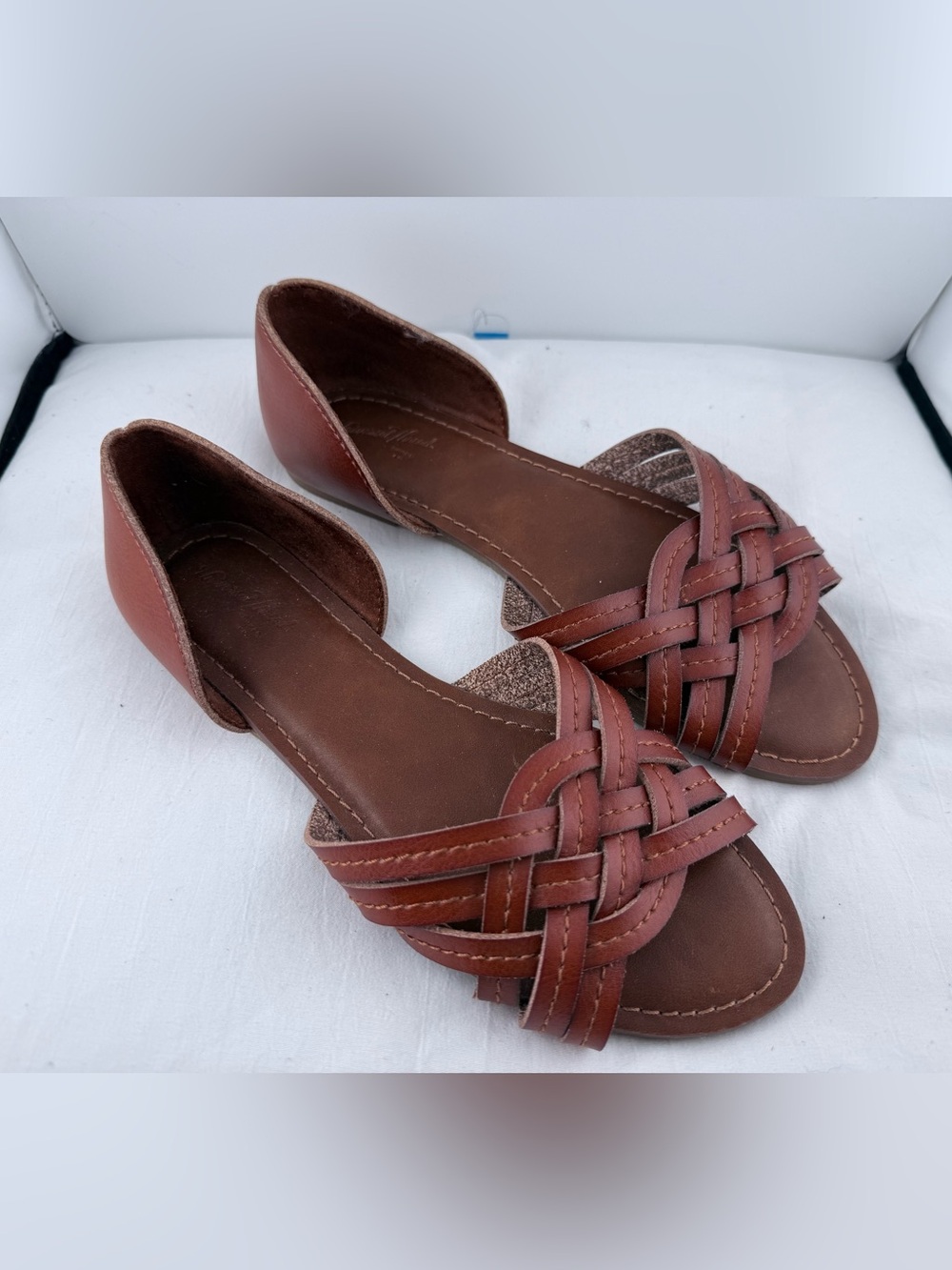 Brown Women's Woven Flats